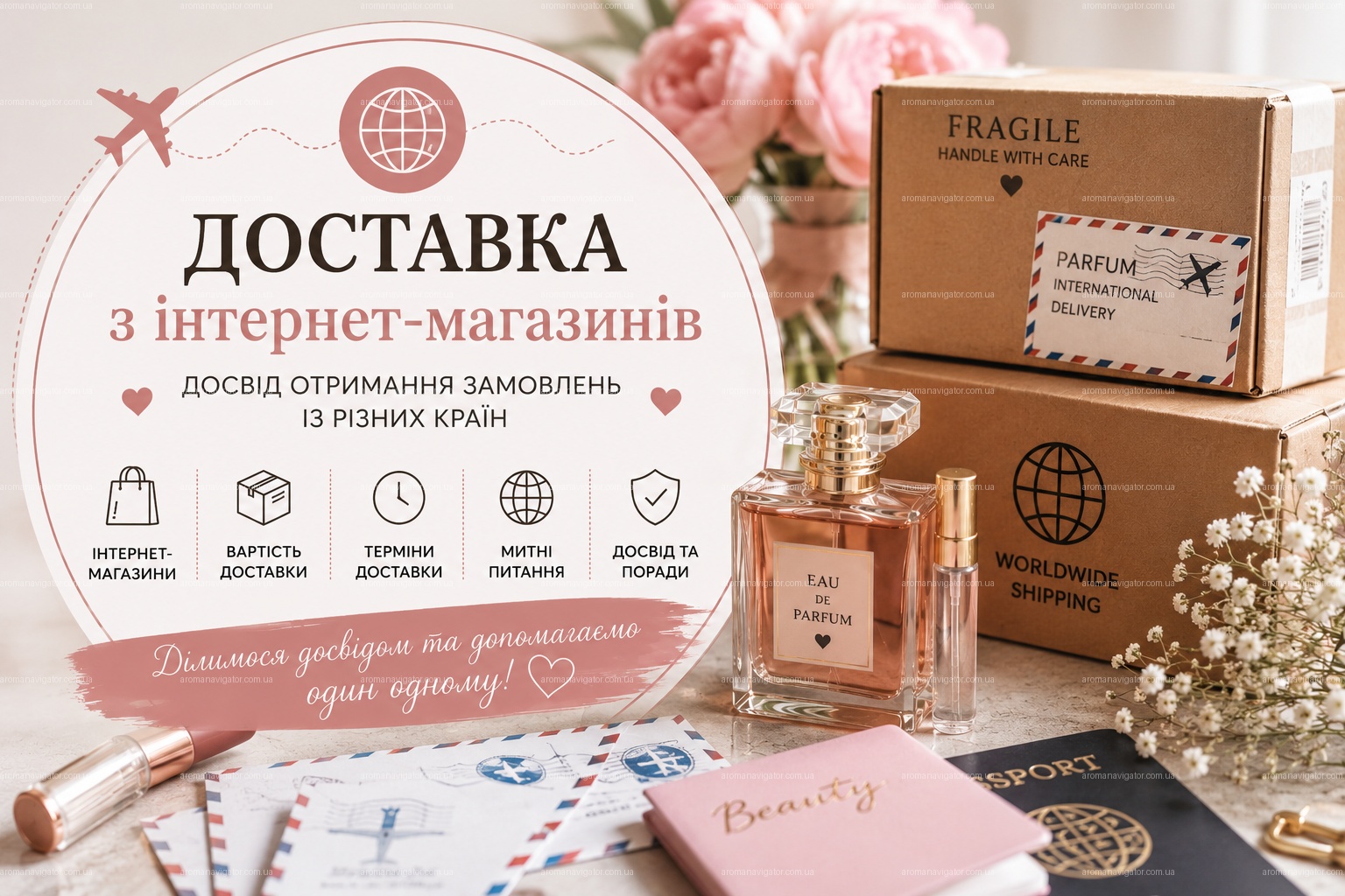 ✈️ Доставка з інтернет-магазинів — досвід отримання замовлень із різних країн.
