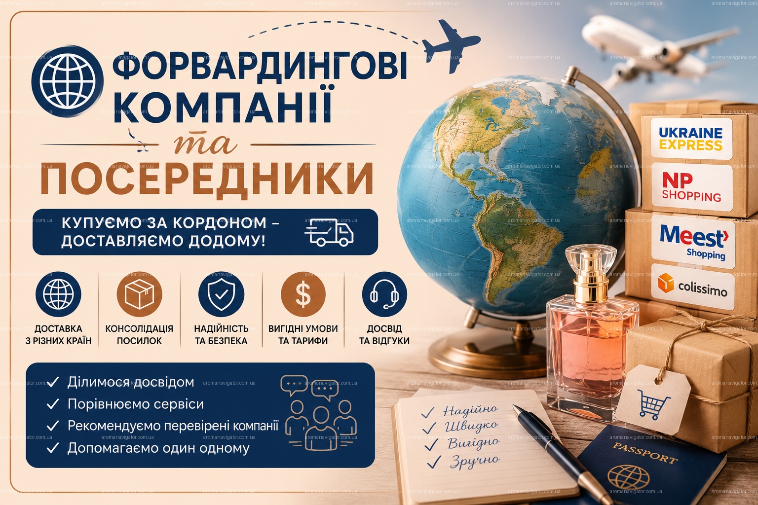 🌎 Форвардингові компанії та посередники
