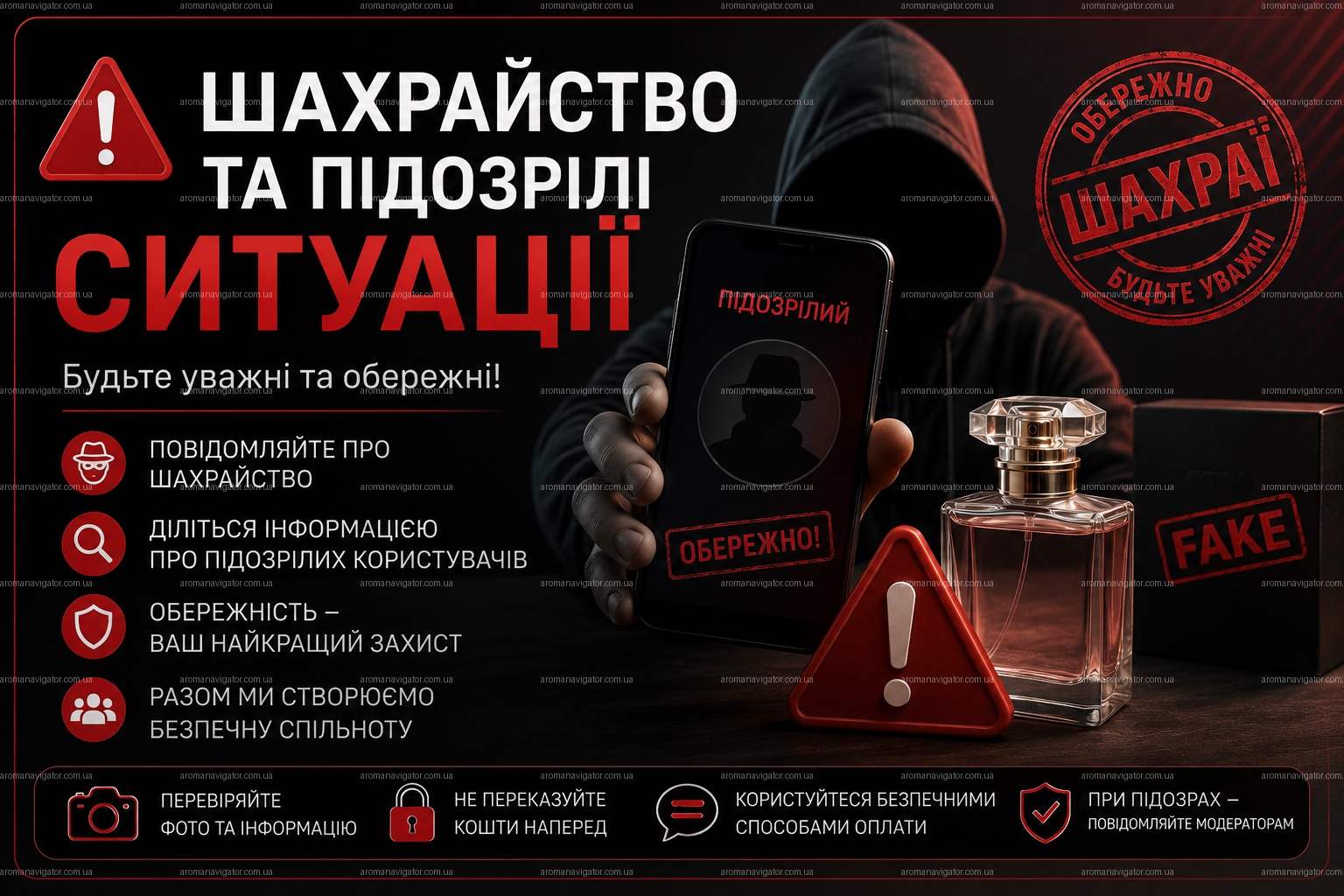 ⚠️ Шахрайство та підозрілі ситуації