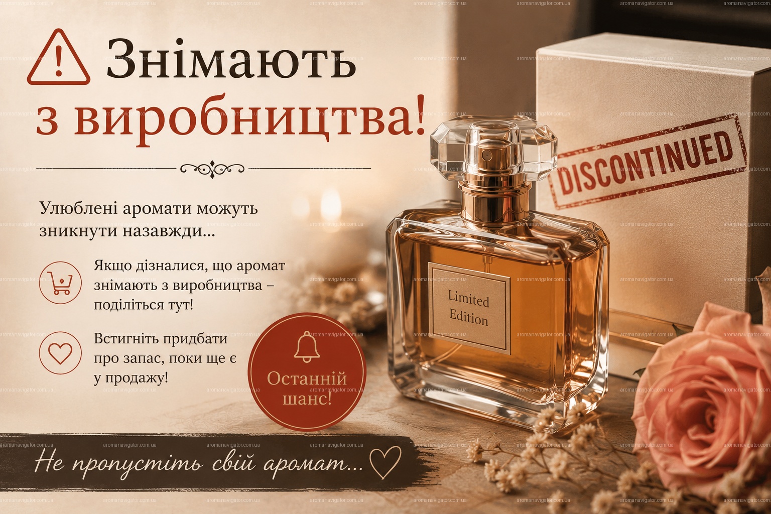 ⚠️ Знімають з виробництва!