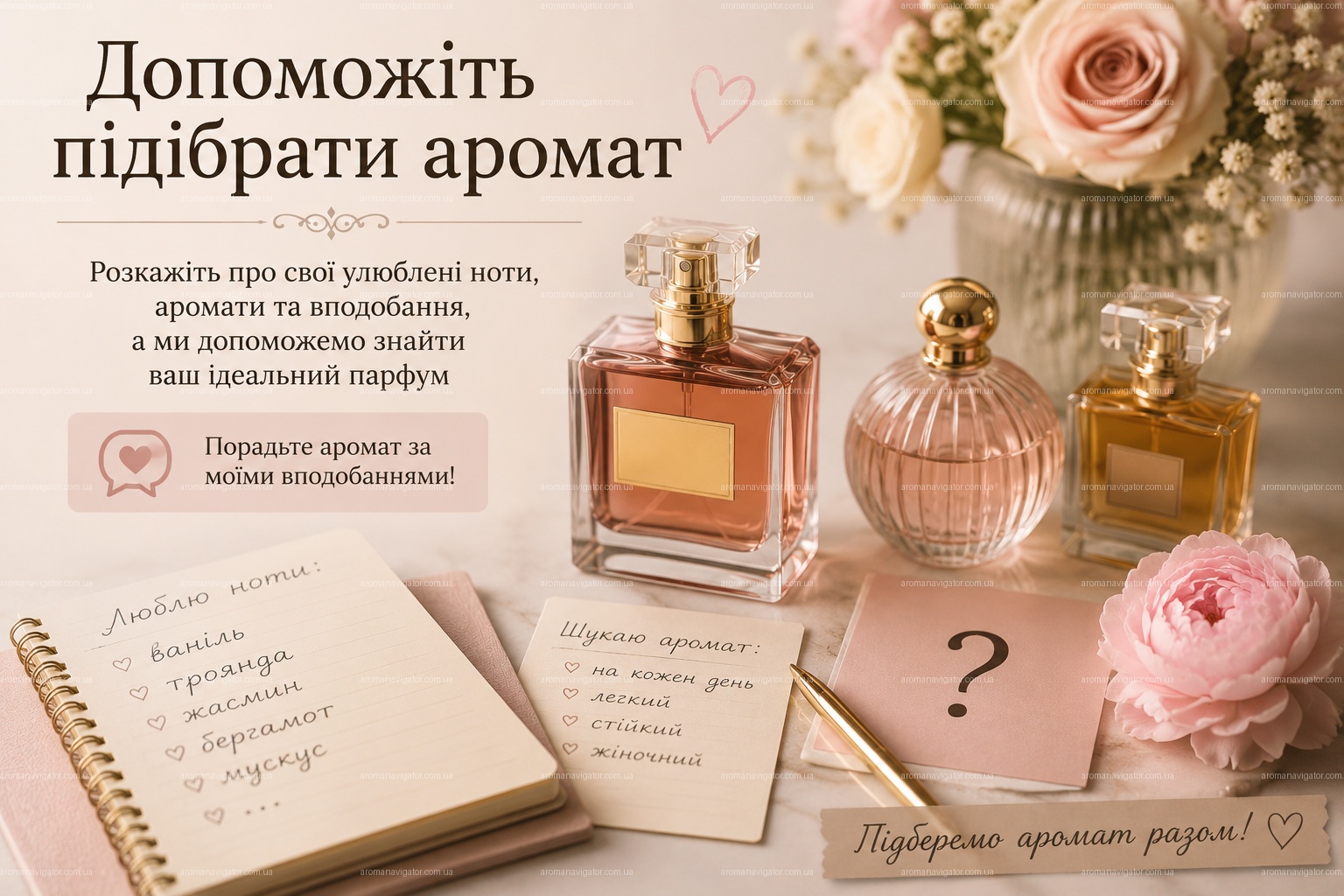Допоможіть підібрати аромат